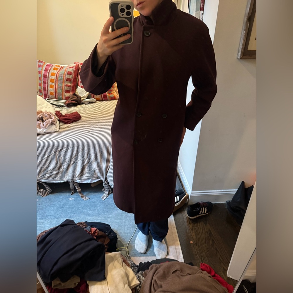 Aritzia 100% wool/cashmere sloane slouch coat - Picture 5 of 9